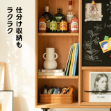 【在庫処分セール】Woody Prime Cherry ブラックボード付きキャビネット - Thumbnail 4