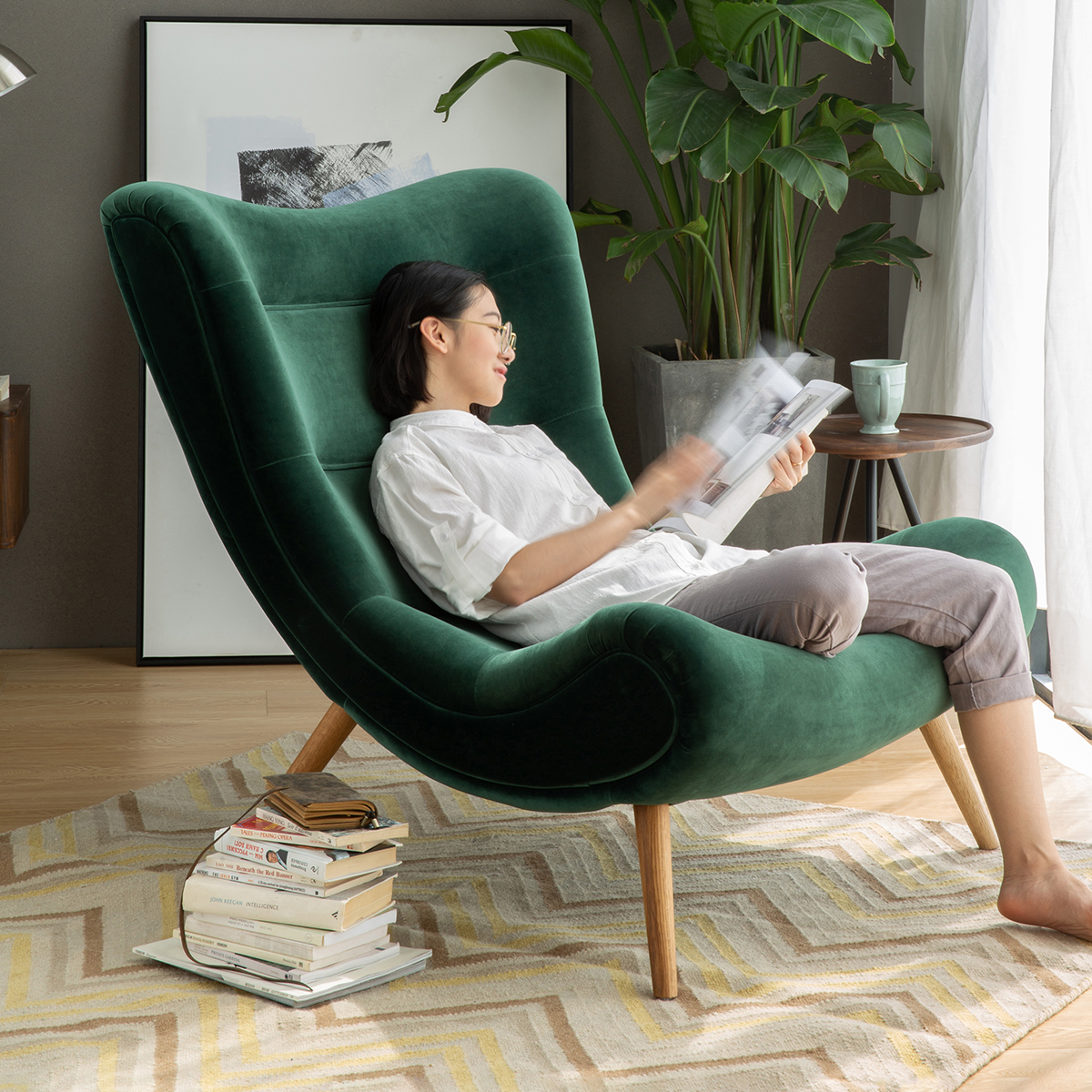 ラウンジチェア　★超美品★ イームズ ラウンジチェア＆オットマン | 川口タンス店 E-comfort