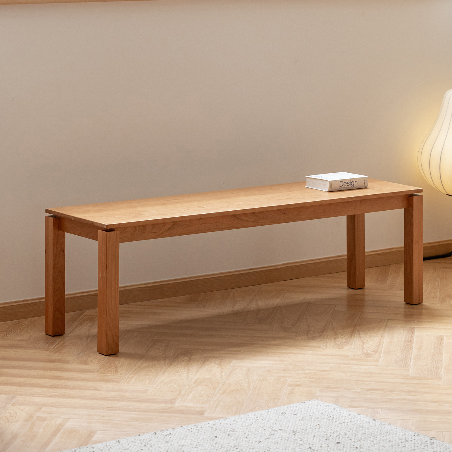 チェリーウッドダイニングベンチ