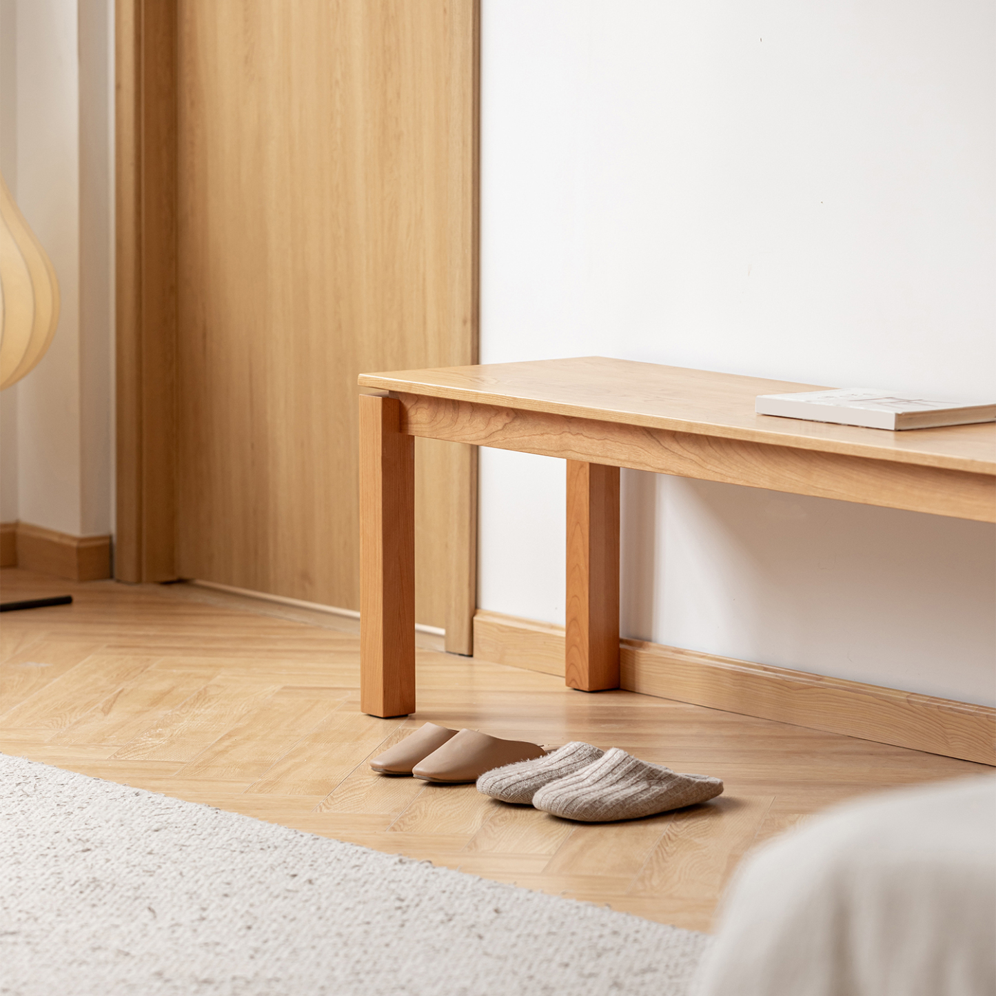 チェリーウッドダイニングベンチ