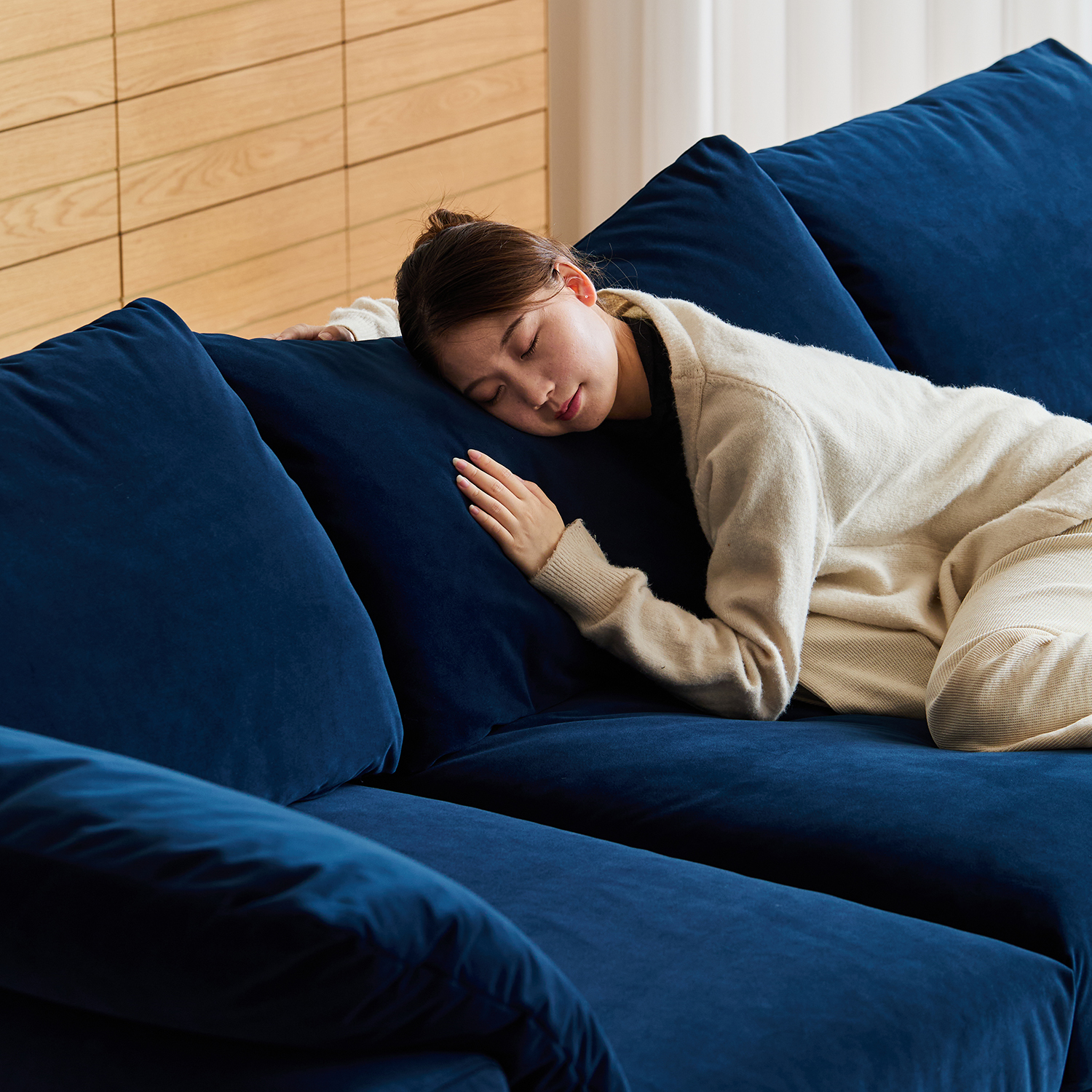 リラックスシステムソファ【カスタマイズ可】 | 耐久性と柔らか