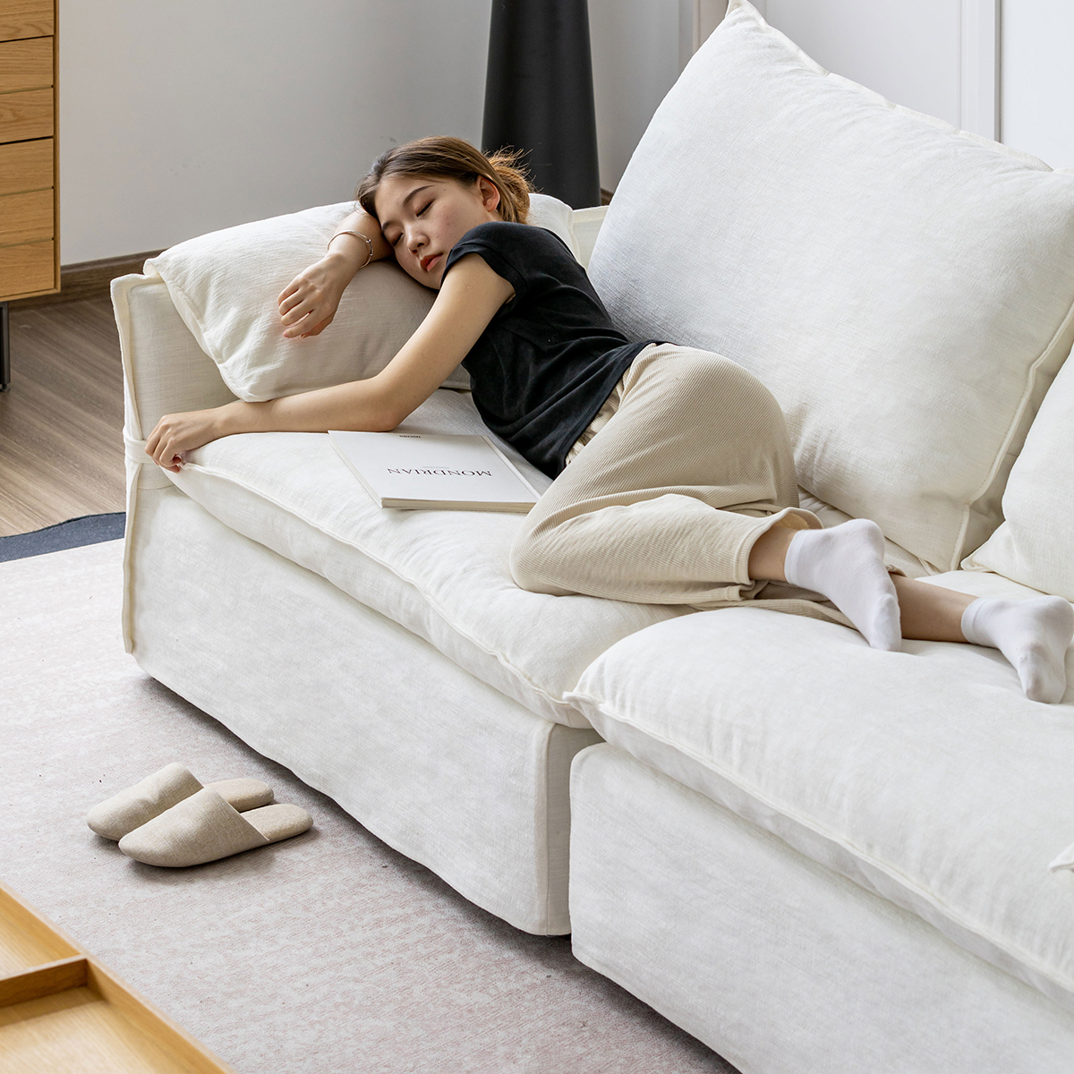 リラックスリビングソファ【カスタマイズ可】