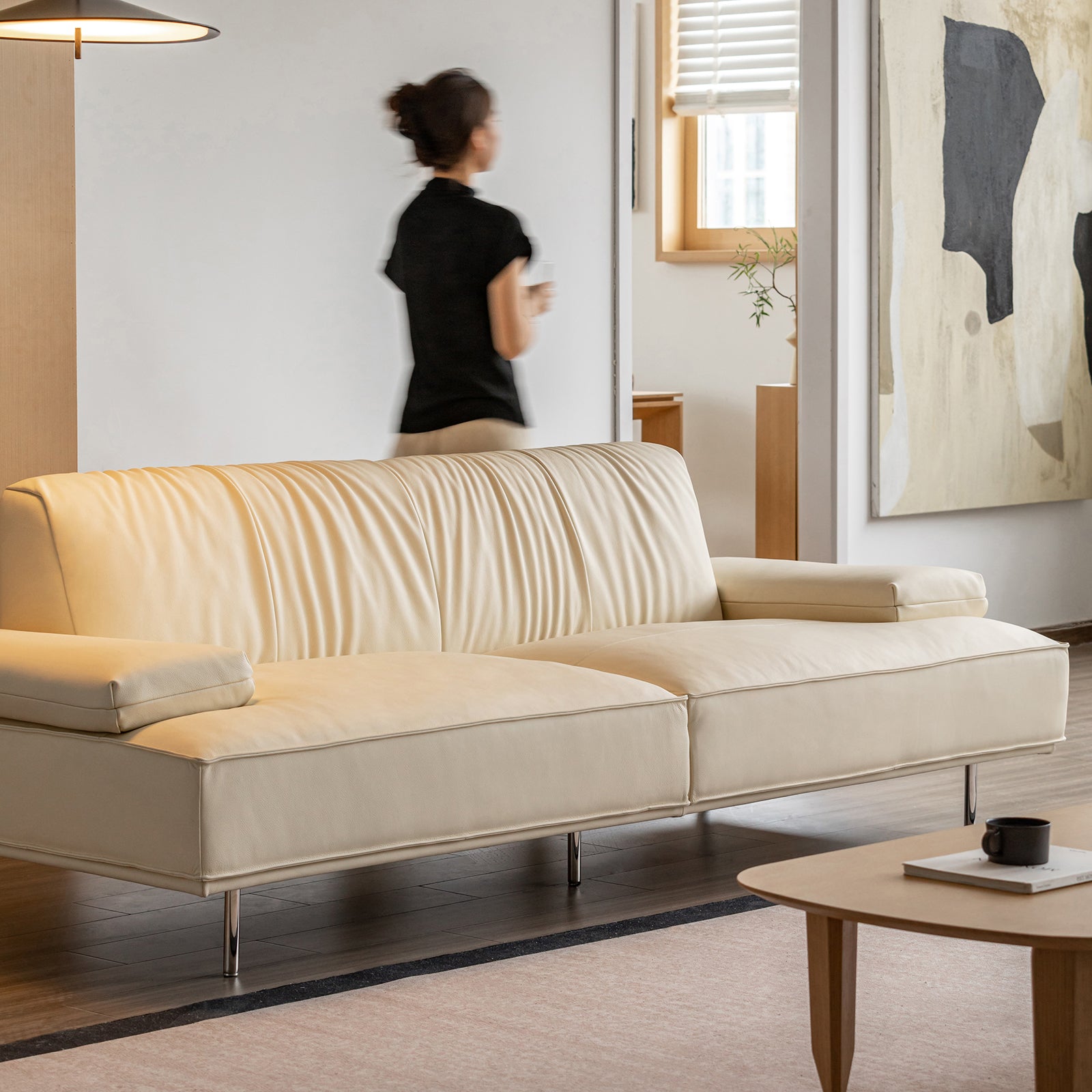 総本革イタリアンソファ【カスタマイズ可】 | 高品質なレザーが