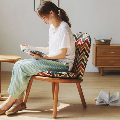 Woody Prime Cherry レトロデザインウッドチェア