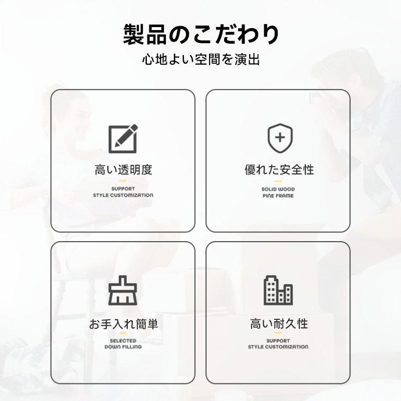 Z型アクリルサイドテーブル