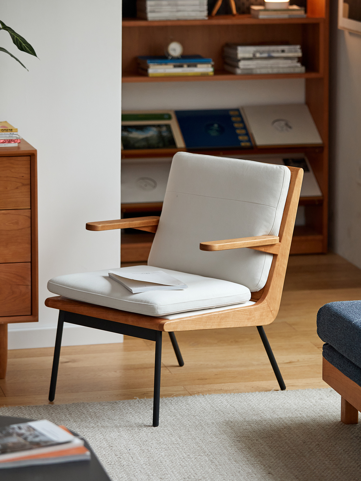 カグー KAGU 北欧風 リラックスチェア＆オットマンセット（イエロー） カグー KAGU 北欧風 リラックスチェア＆オットマンセット（イエロー