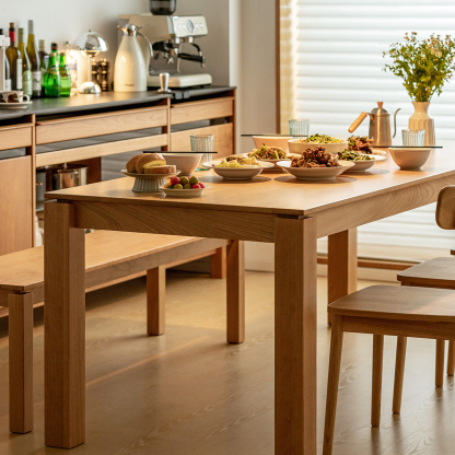 Woody Prime Cherry ワイドダイニングテーブル