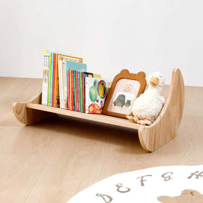 子ども用デザイン絵本棚 | 化学物質心配無用の安全設計 – CAGUUU