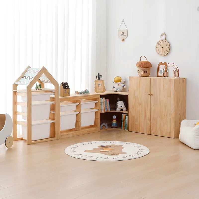 無印良品 パイン材 キャビネット 子ども用組み合わせキャビネット パイン 材 収納 家具 無印