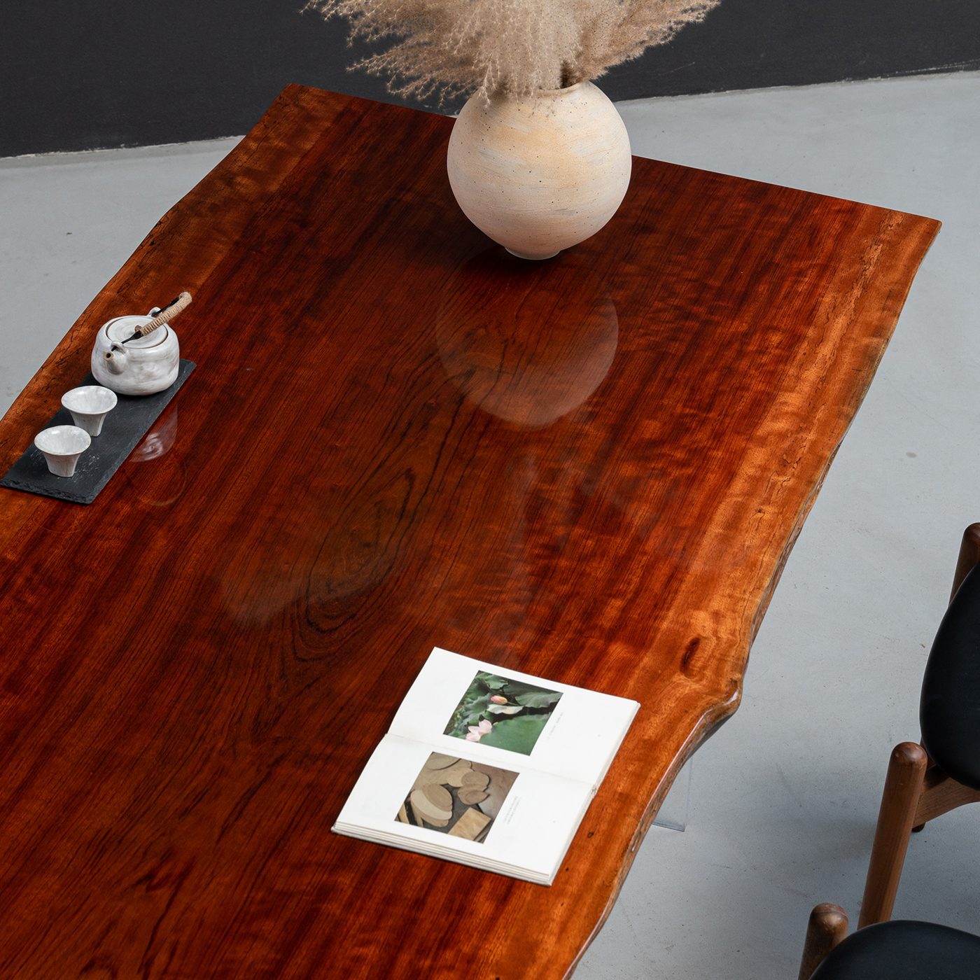 手付金】Ever Wood 天然木製一枚板テーブル天板 | 100年以上の樹齢を