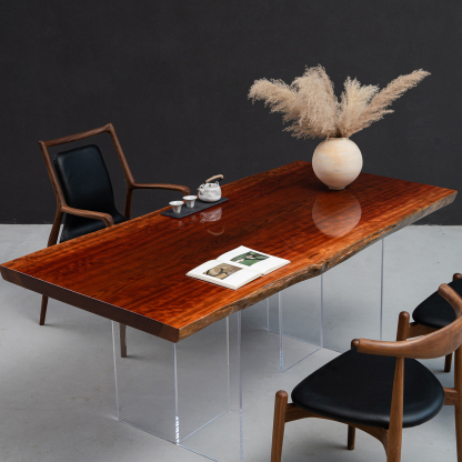 【手付金】Ever Wood 天然木製一枚板テーブル天板