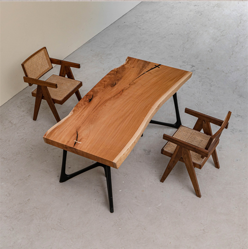 手付金】Ever Wood 二人掛けブナ材一枚板テーブル天板 | 唯一無二の