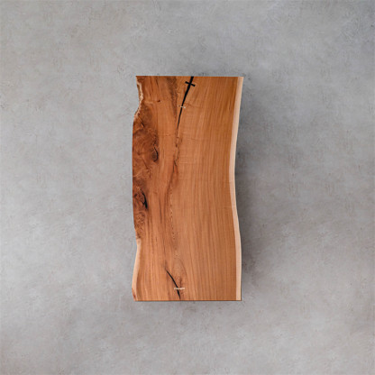 Ever Wood 二人掛けブナ材一枚板テーブル天板