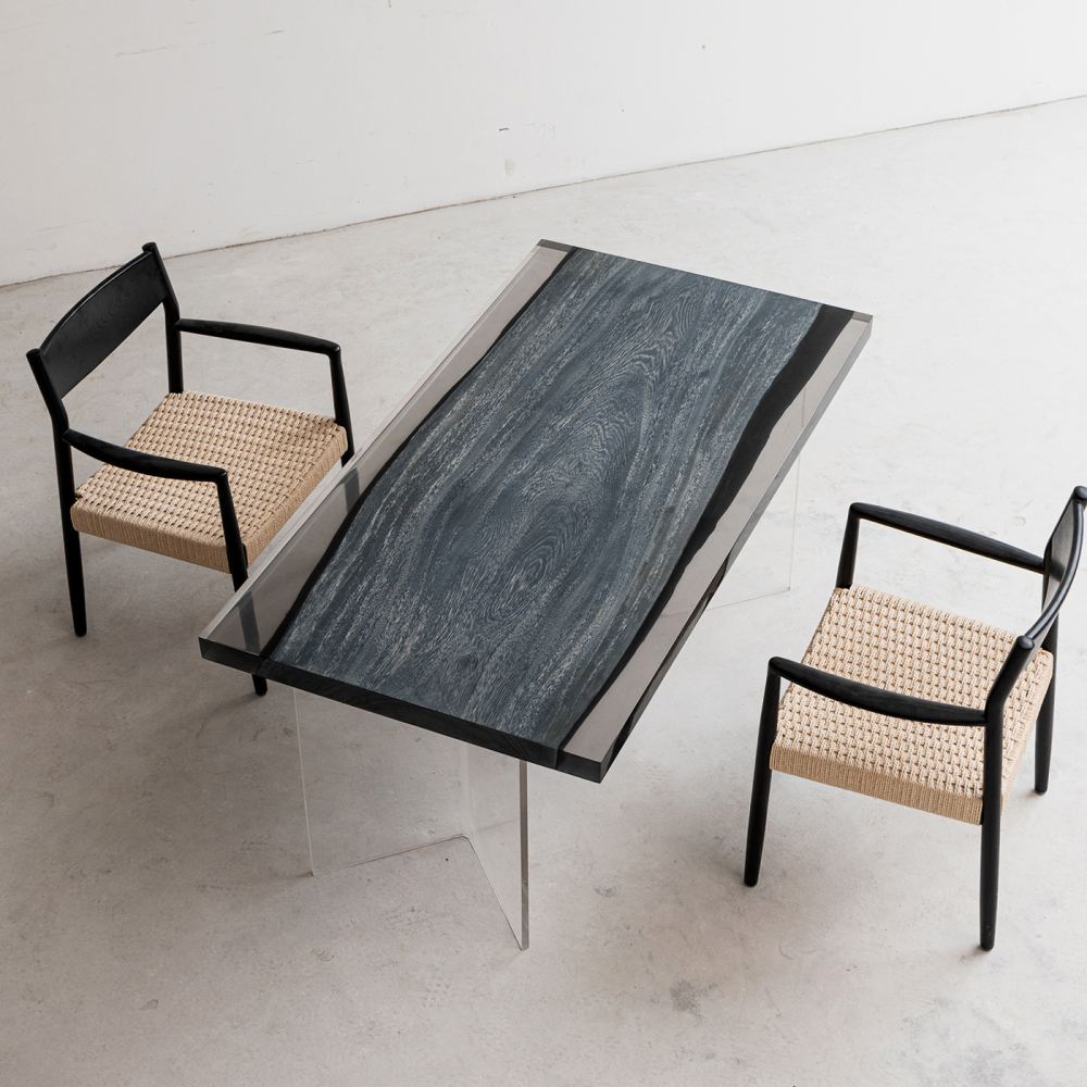 Ever Wood アクリル樹脂木製テーブル天板
