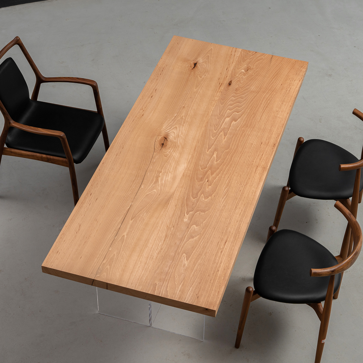 手付金】Ever Wood ブナ製ロングテーブル天板 | ユニークな自然美と高