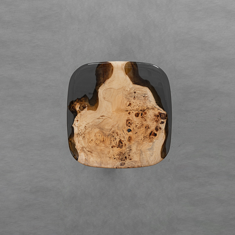 【手付金】Ever Wood ポプラ製リバーローテーブル天板