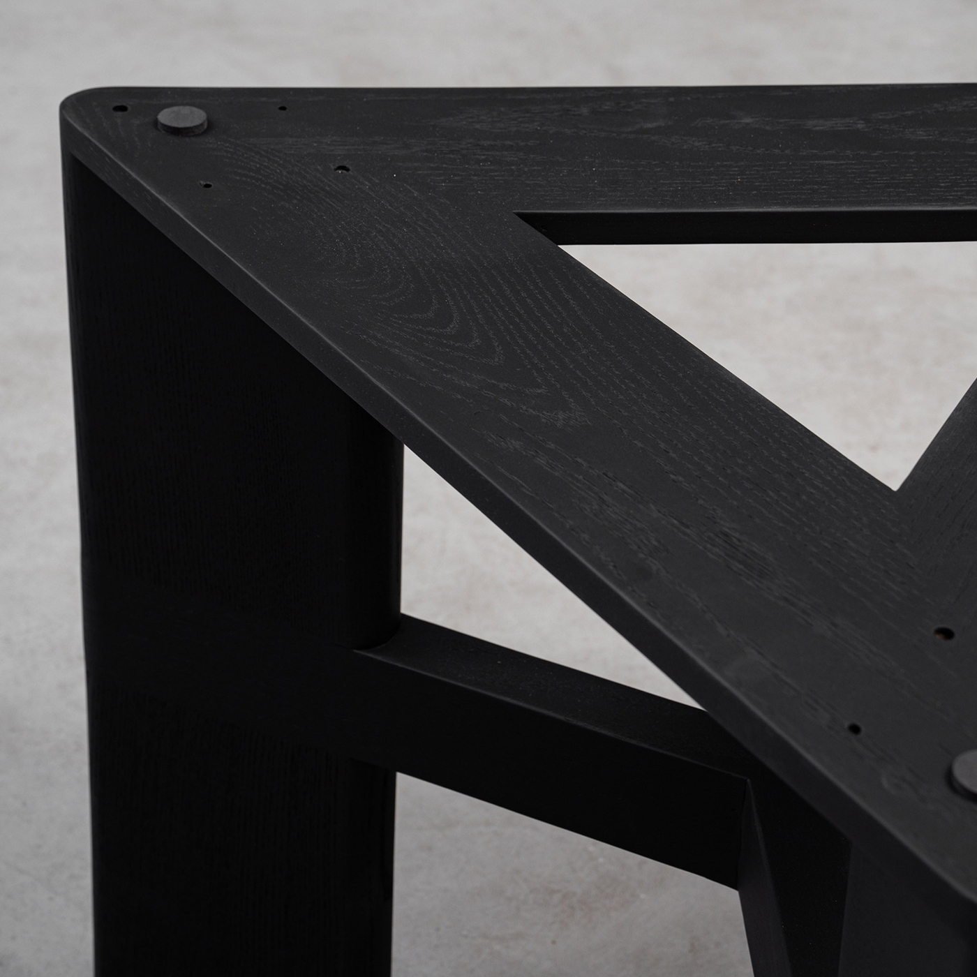 木製三角デザインテーブル用脚