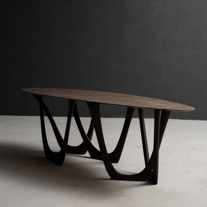 木製デザインテーブル用脚