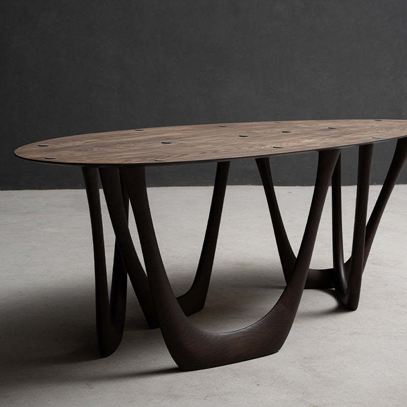 木製デザインテーブル用脚