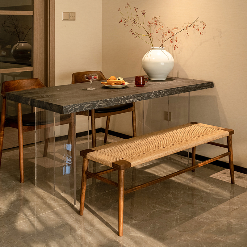 T字型アクリルテーブル脚