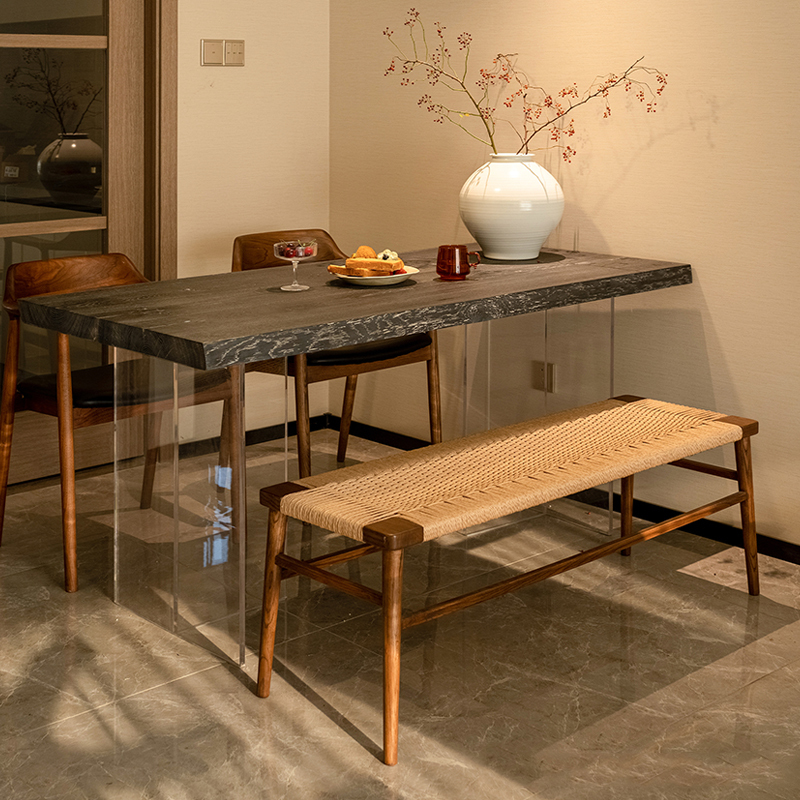 T字型アクリルテーブル脚