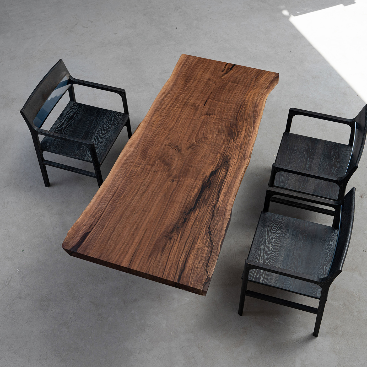 【手付金】Ever Wood ブラックウォールナット製一枚板テーブルトップ