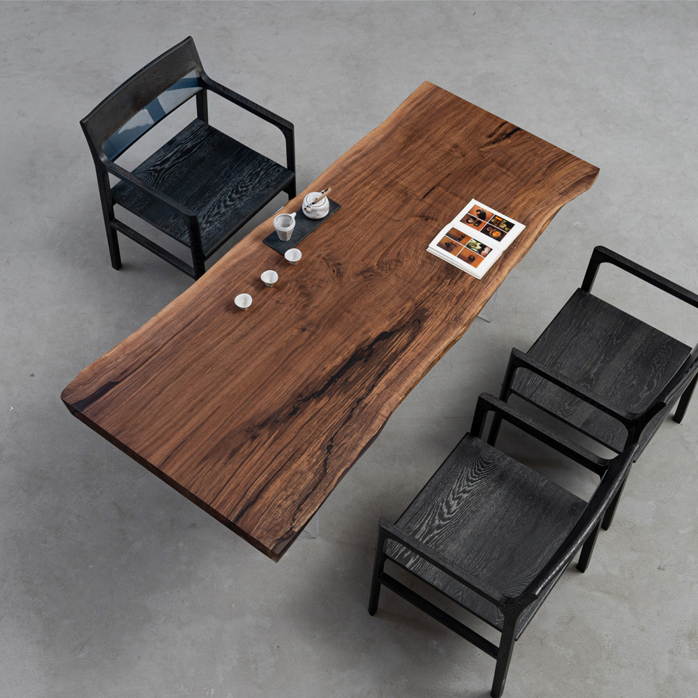 Ever Wood ブラックウォールナット製一枚板テーブルトップ