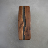 Ever Wood ブラックウォールナット製バイカラーテーブルトップ