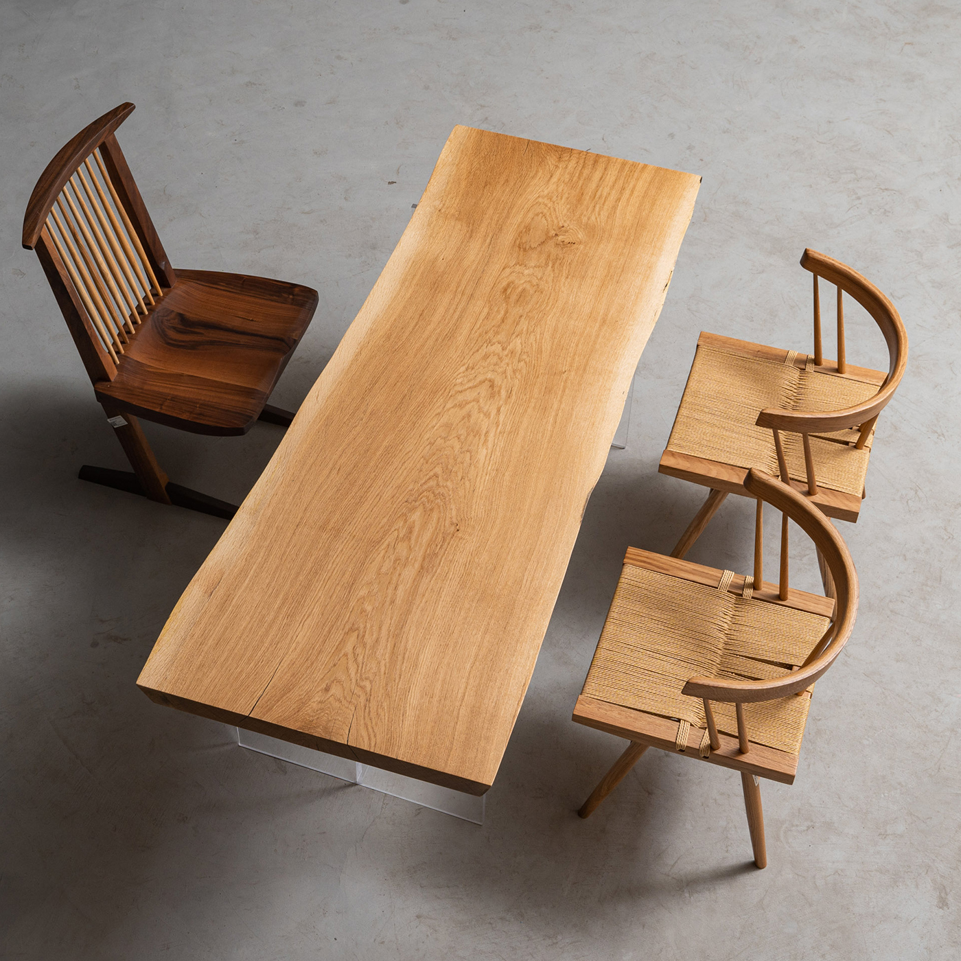 【手付金】Ever Wood ホワイトオーク一枚板大判テーブルトップ