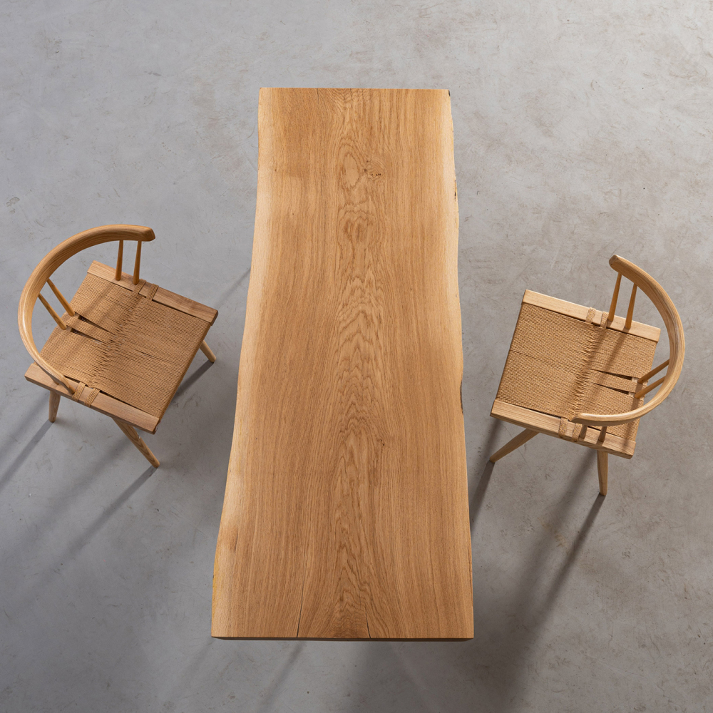 Ever Wood ホワイトオーク一枚板大判テーブルトップ
