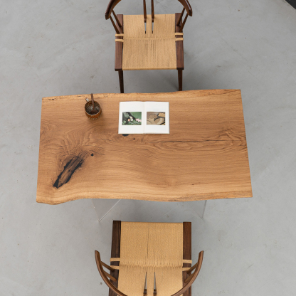 【手付金】Ever Wood ホワイトオーク製一枚板テーブルトップ