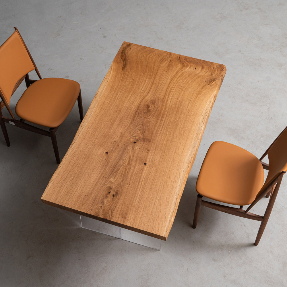 Ever Wood ホワイトオーク製大判テーブルトップ