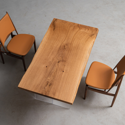 【手付金】Ever Wood ホワイトオーク製大判テーブルトップ