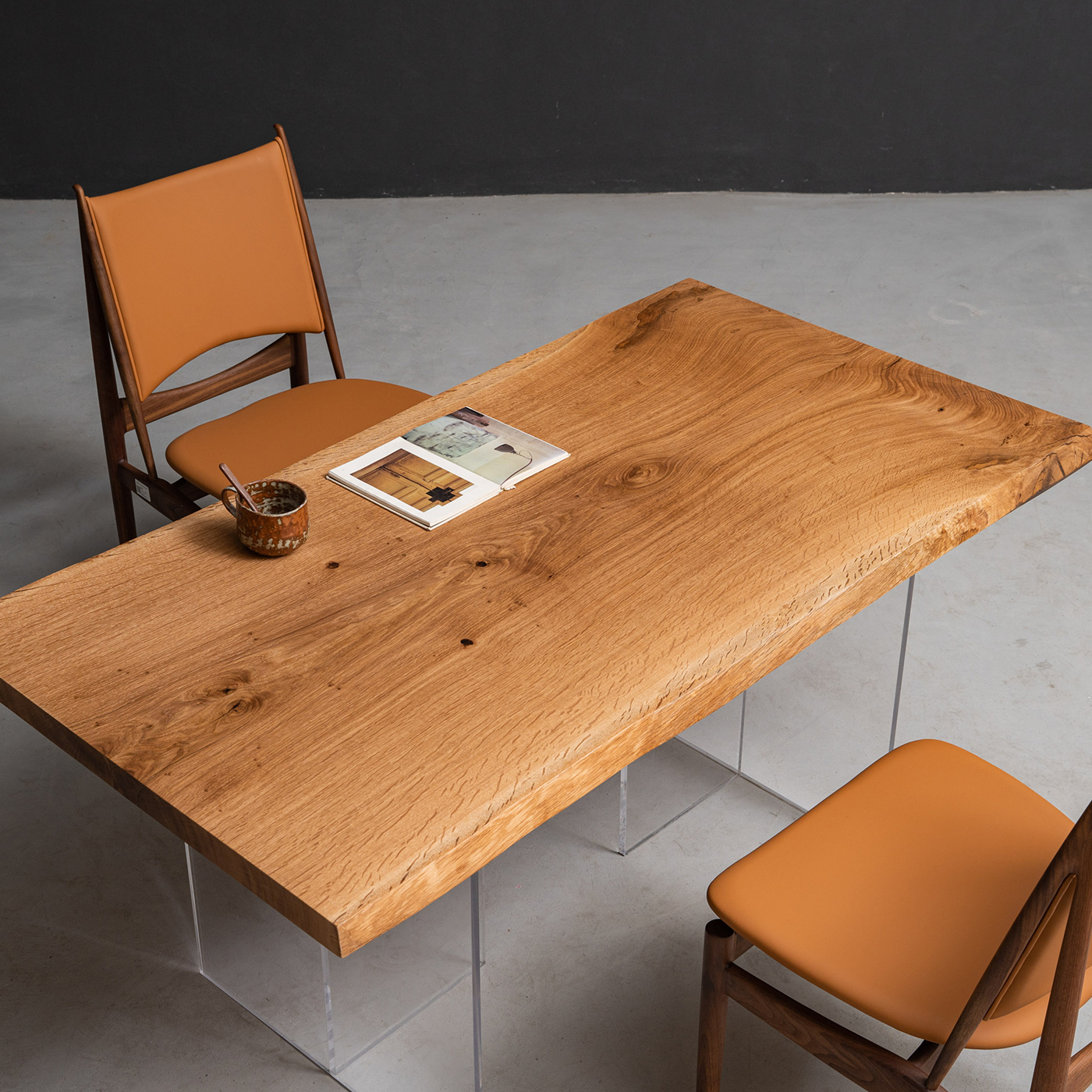 【手付金】Ever Wood ホワイトオーク製大判テーブルトップ