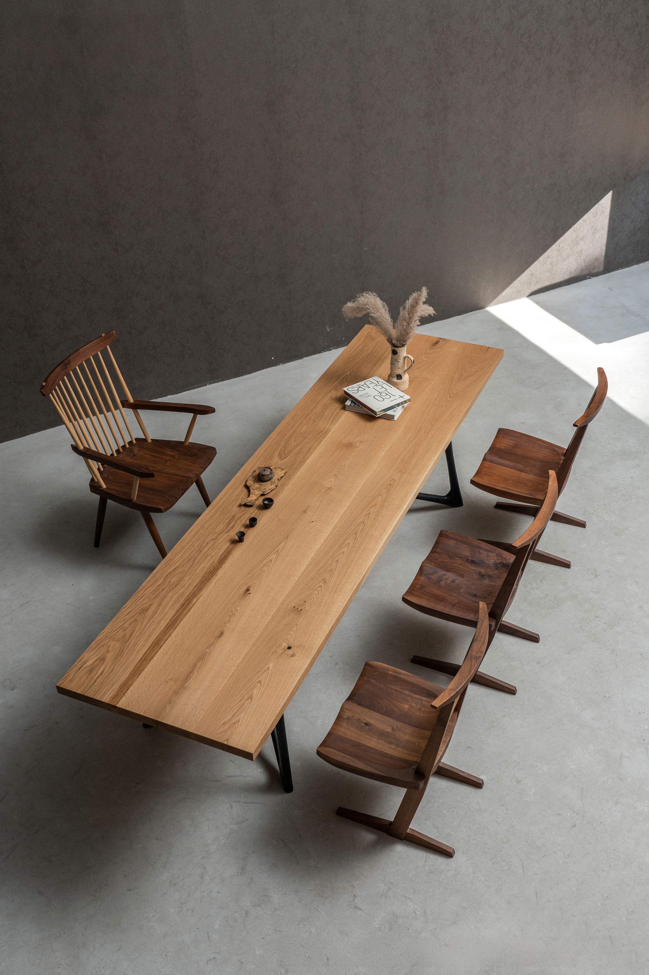 手付金】Ever Wood ホワイトオーク製ロンングテーブルトップ | 唯一無