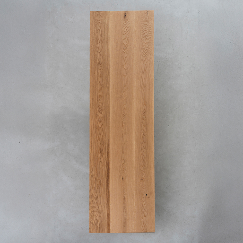 Ever Wood ホワイトオーク製ロンングテーブルトップ