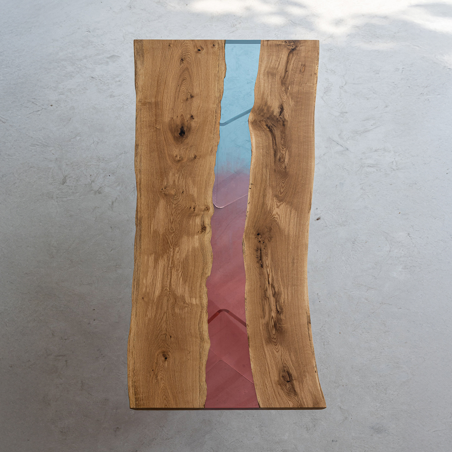 【手付金】Ever Wood ホワイトオーク製クリアテーブルトップ