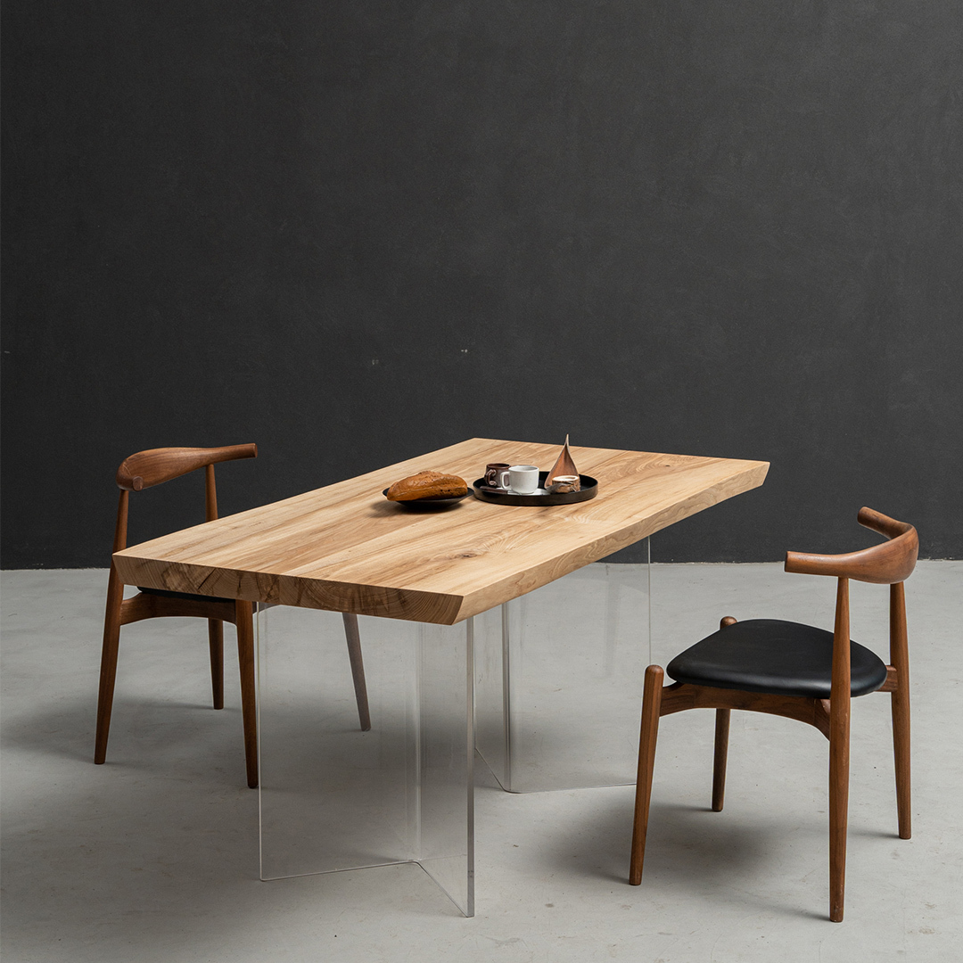 Ever Wood ホワイトアッシュ製大判テーブルトップ