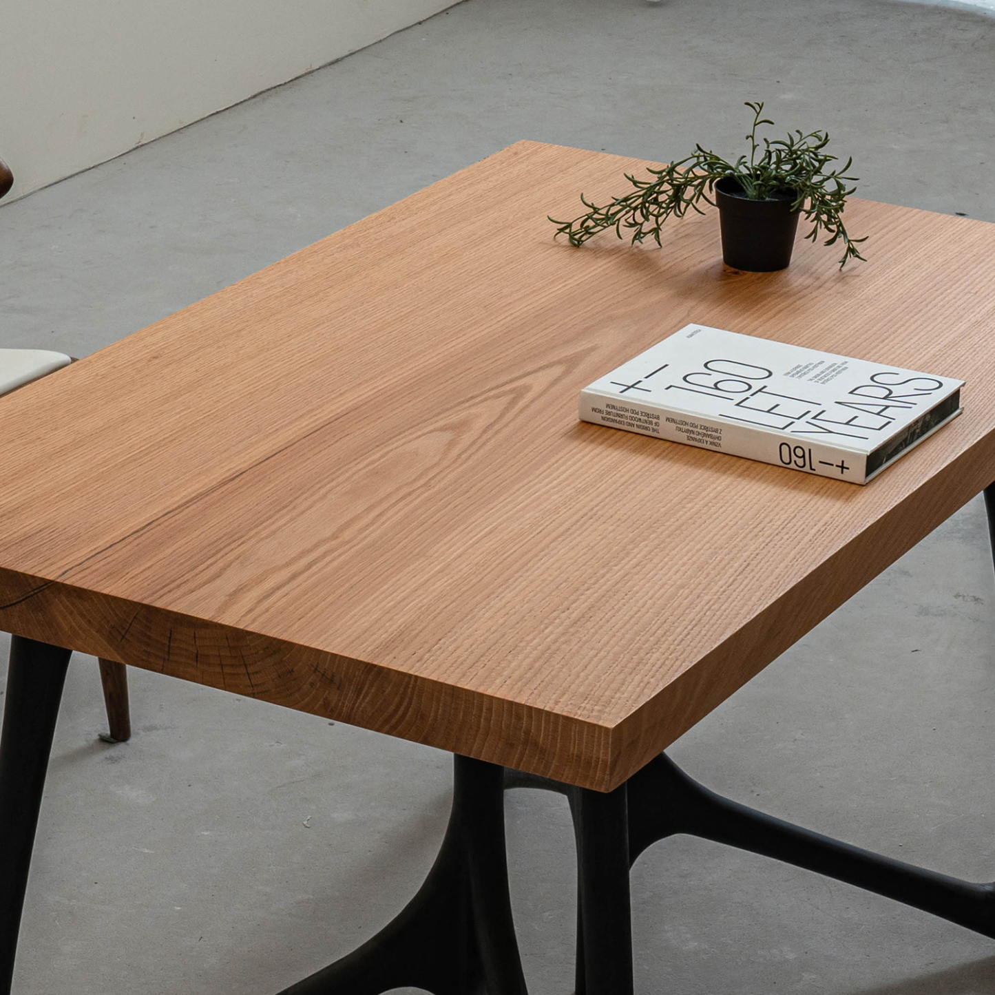 【手付金】Ever Wood レッドオーク製一枚板テーブルトップ