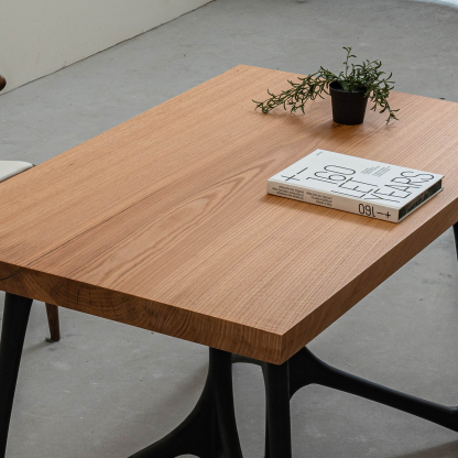 【手付金】Ever Wood レッドオーク製一枚板テーブルトップ