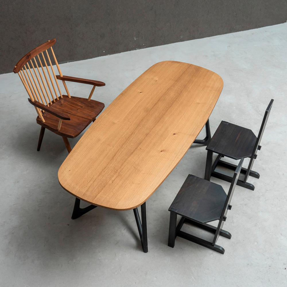 Ever Wood レッドオーク製大判テーブルトップ