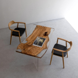 Ever Wood オリーブウッド製クリアテーブルトップ
