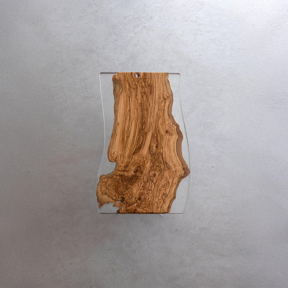 Ever Wood オリーブウッド製クリアテーブルトップ