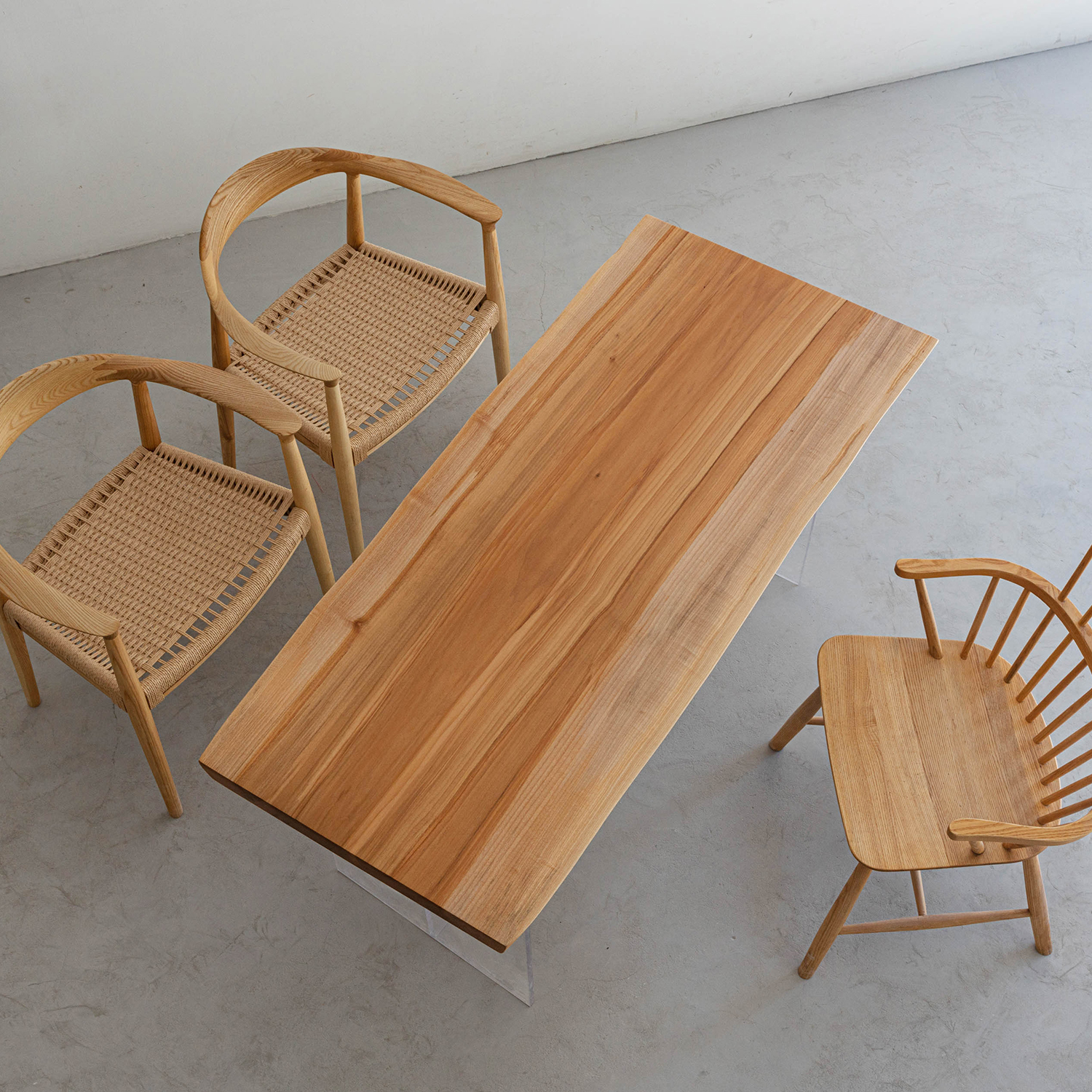 【手付金】Ever Wood メープル製一枚板テーブルトップ