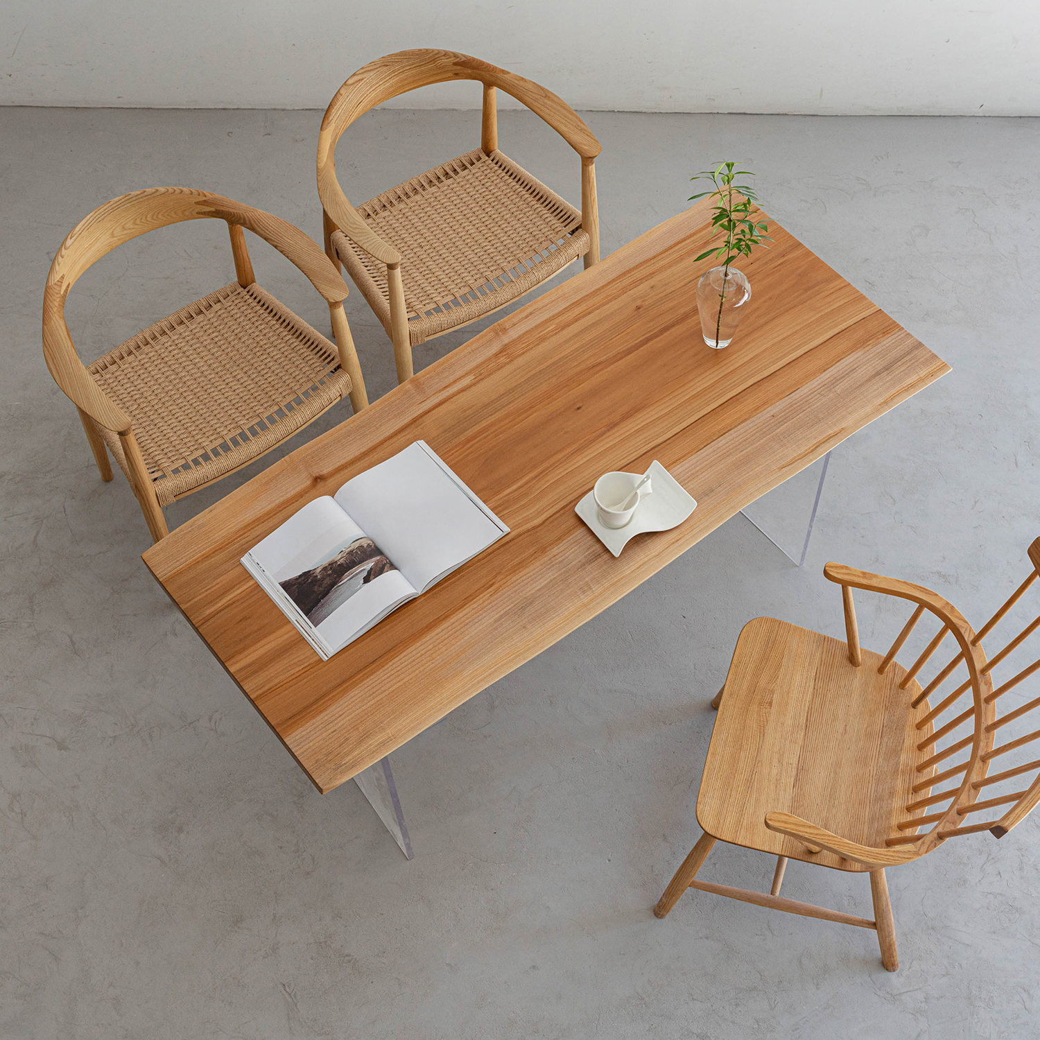 【手付金】Ever Wood メープル製一枚板テーブルトップ