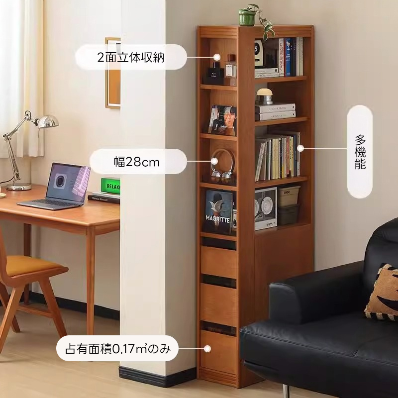 2面立体キャビネット