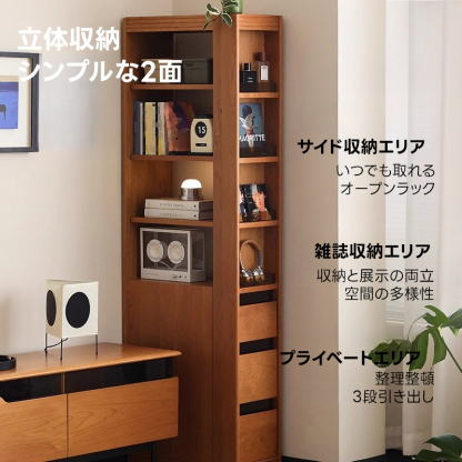 2面立体キャビネット