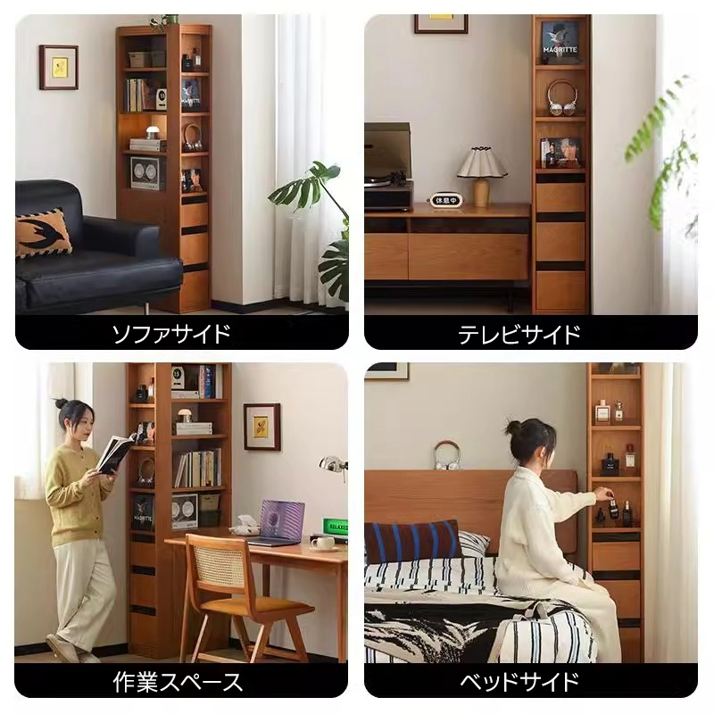 2面立体キャビネット | 狭い空間でも活躍する収納力抜群の多機能