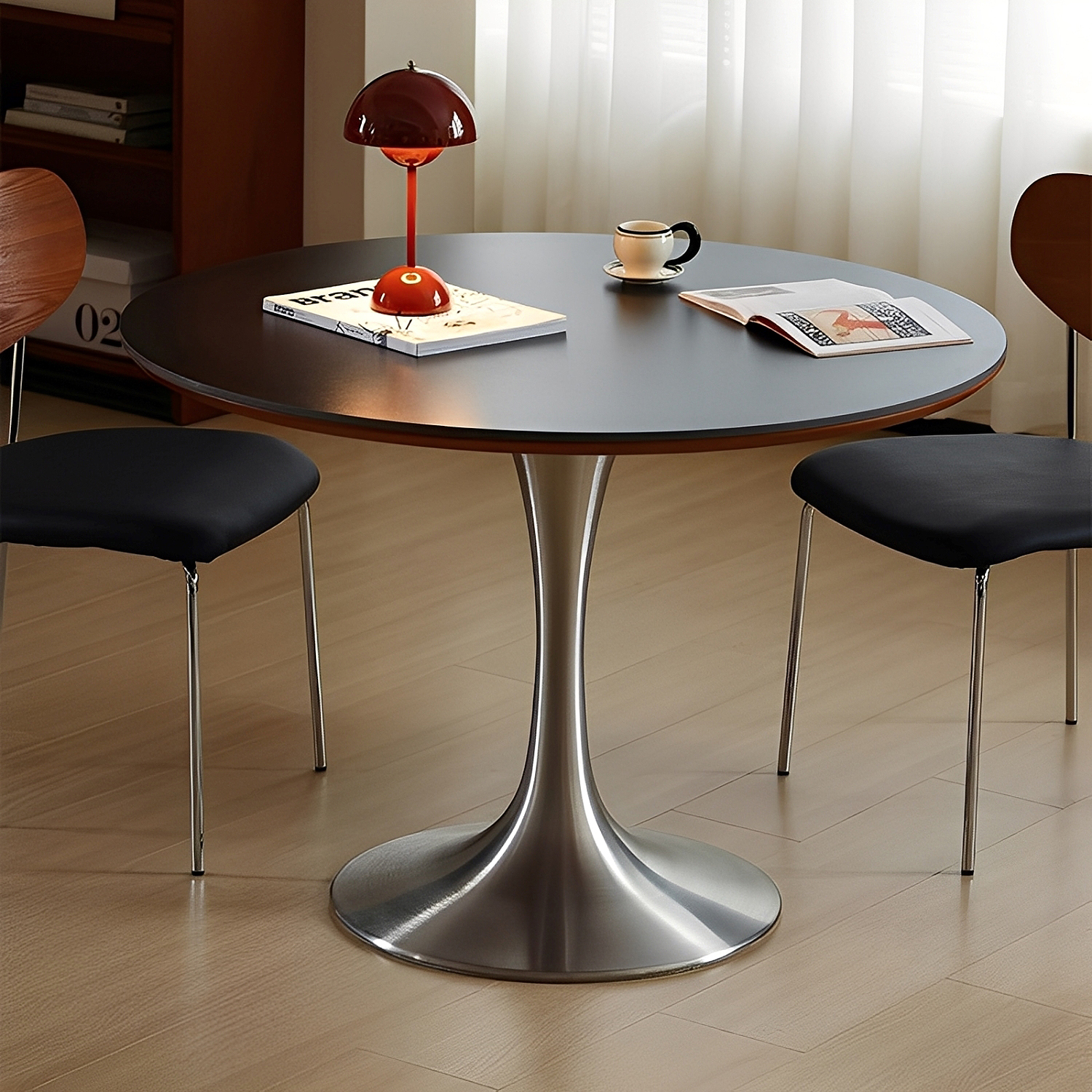 ツゲ材 セラミック一本脚丸テーブル – CAGUUU