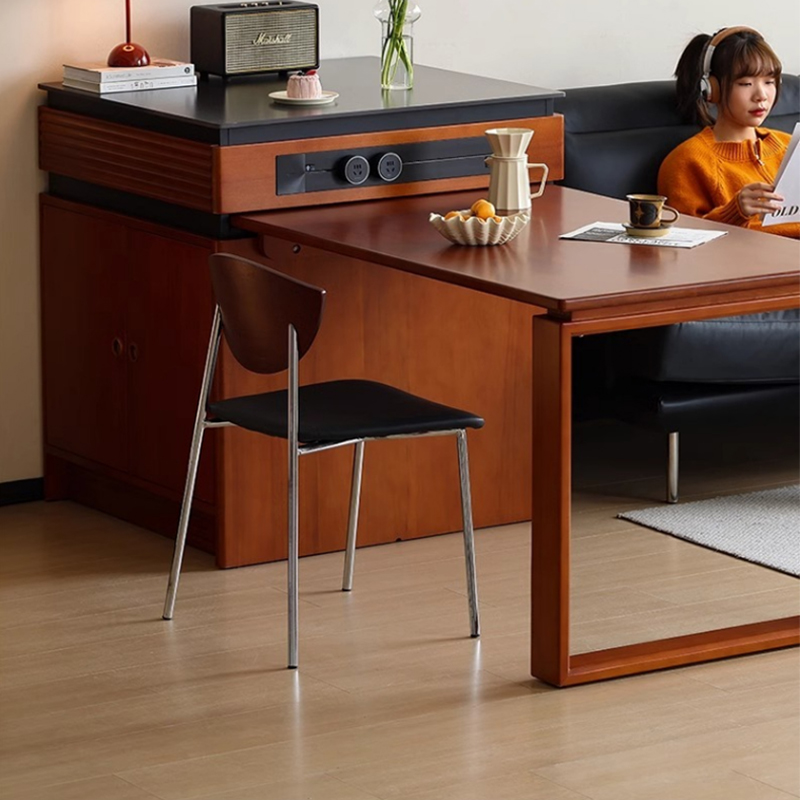 ツゲ材 異素材デザインダイニングチェア | 組み合わせの妙で表情豊かに